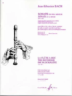 Sonate en Sol majeur bwv 1034